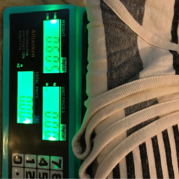 Michael Stars tank maxi small dress black grey striped side slits stretchy comfy - Picture 9 of 9